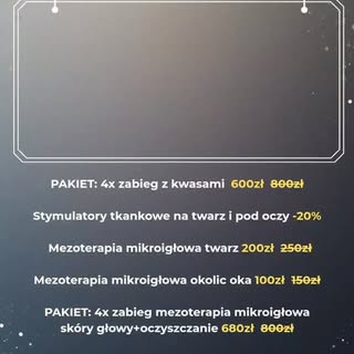 BLACK WEEK pełen okazji w Trichodermedica 🖤🖤

✨️📅W dniach od 24.11 do 29.11 zadzwoń i zarezerwuj 