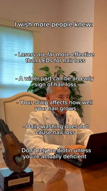🤔 There’s a lot of misinformation around hair loss — and knowing what actually matters can make a b