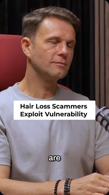 Hair loss makes people vulnerable — and social media algorithms know exactly how to keep feeding tha
