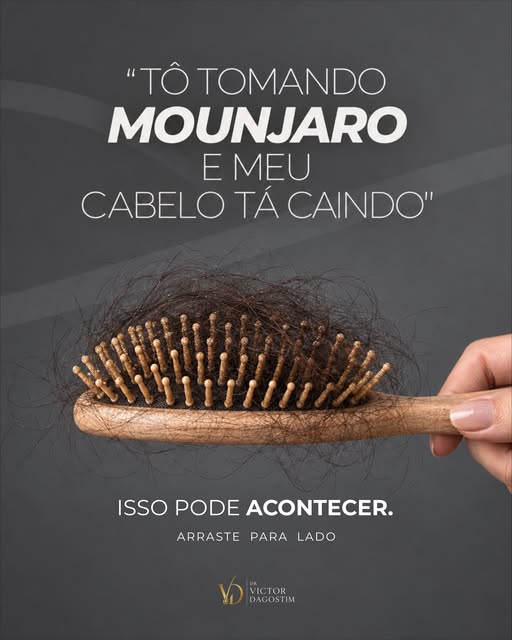A queda de cabelo durante o processo de perda de peso é uma queixa frequente na prática clínica. Qua