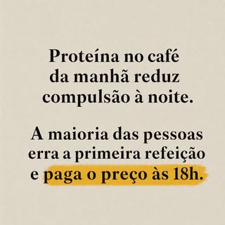 Proteína no café da manhã reduz compulsão à noite. A maioria das pessoas erra a primeira refeição e 