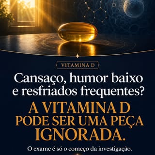 Vitamina D baixa pode causar cansaço?

Pode ser uma das peças do quebra-cabeça, mas não explica tudo