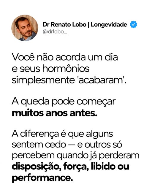 Os hormônios não mudam da noite para o dia. Em muitos casos, essas alterações acontecem de forma len