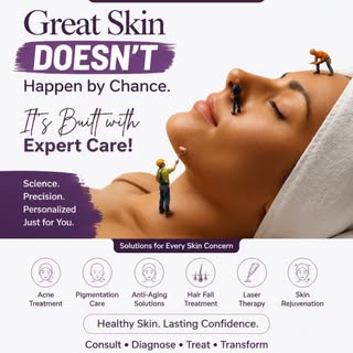 ✨ Great Skin Doesn’t Happen by Chance!
At Dr. Utpal’s Skin Health Clinic, every treatment is built w