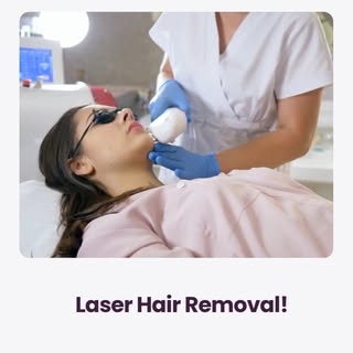 Tired of frequent shaving, painful waxing and unwanted hair? ✨

Laser hair removal offers a safe, ad