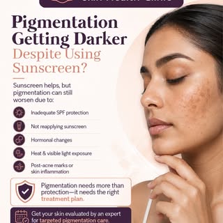 Still noticing dark spots even though you never skip sunscreen? ☀️ Sunscreen is essential, but it is