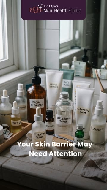 Does your skin sting or burn every time you apply your skincare products? 🛑 This is a major warning