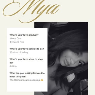 Mya is offering 30% OFF any Custom Blonding Service on Saturday, August 29…only two appointments ava