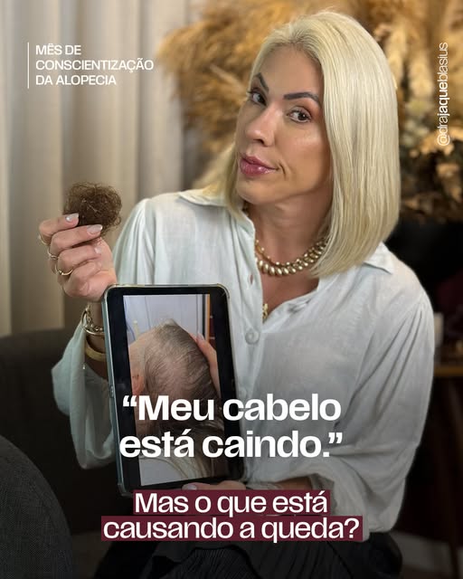 “Meu cabelo está caindo.”

A mesma frase pode aparecer em casos completamente diferentes.

A forma c