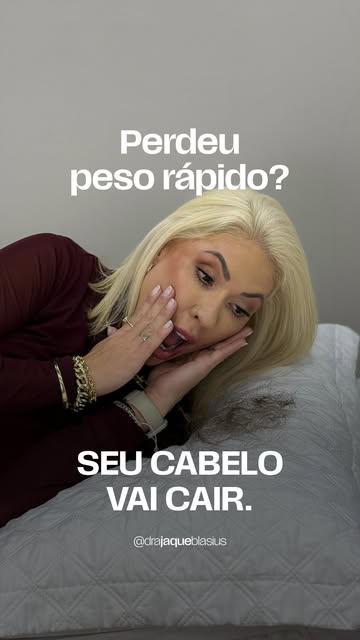 Mudanças rápidas no organismo também podem ser percebidas pelo cabelo.

A perda acelerada de peso, a