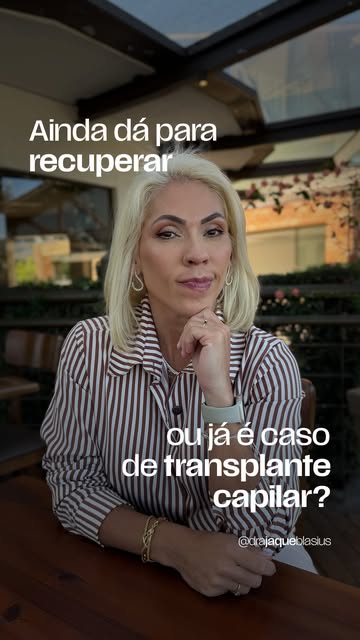 Nem todo paciente com calvície precisa de transplante.

Mas também existe um momento em que insistir