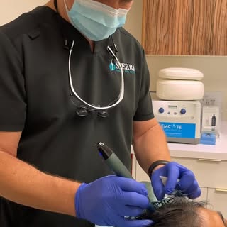 Your healthiest hair starts with a healthy scalp. ✨

Microneedling combined with exosome therapy is 