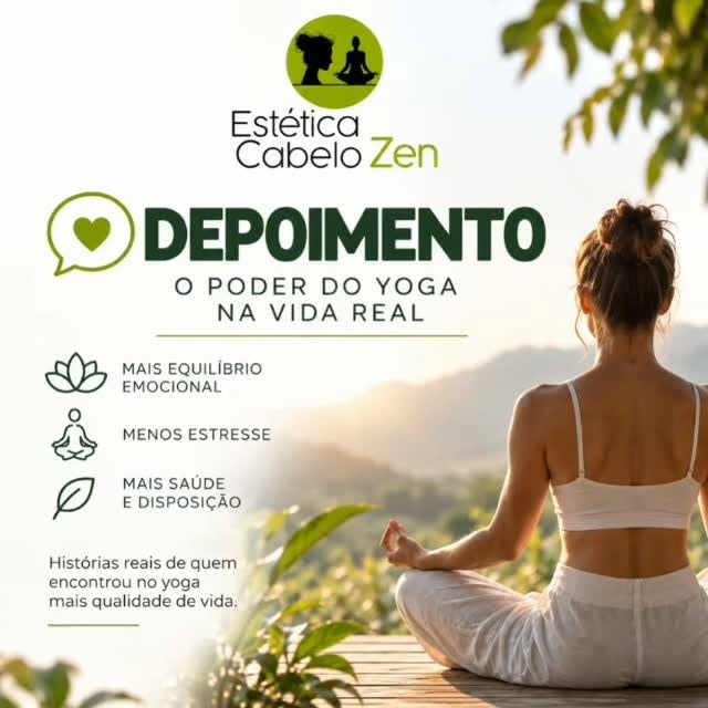 Um lindo depoimento  de uma aluna maravilhosa  que sentiu o poder do yoga em sua vida.

Hoje quero c