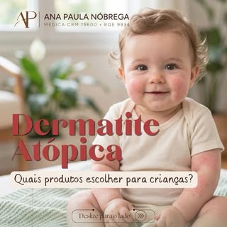 Na dermatite atópica, os cuidados diários com a pele são parte importante do tratamento. 

Na hora d