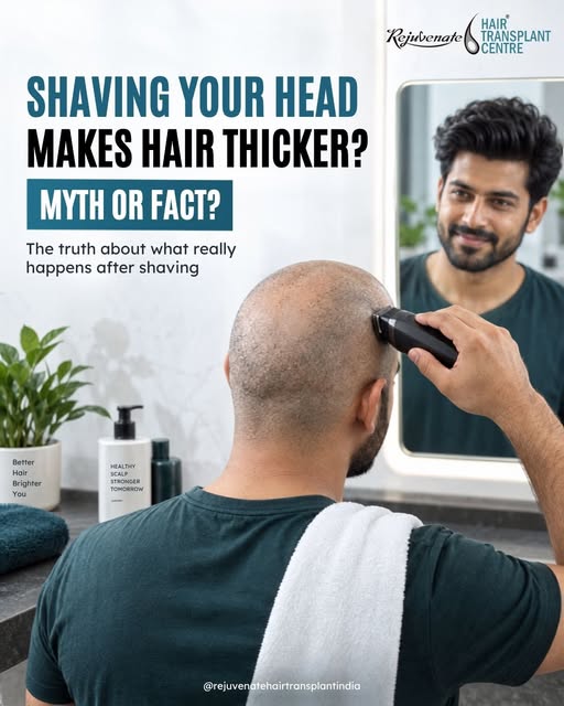 Does Shaving Your Head Really Make Hair Thicker? 🪒🤔 | Myth Busted!
Think shaving your head makes y