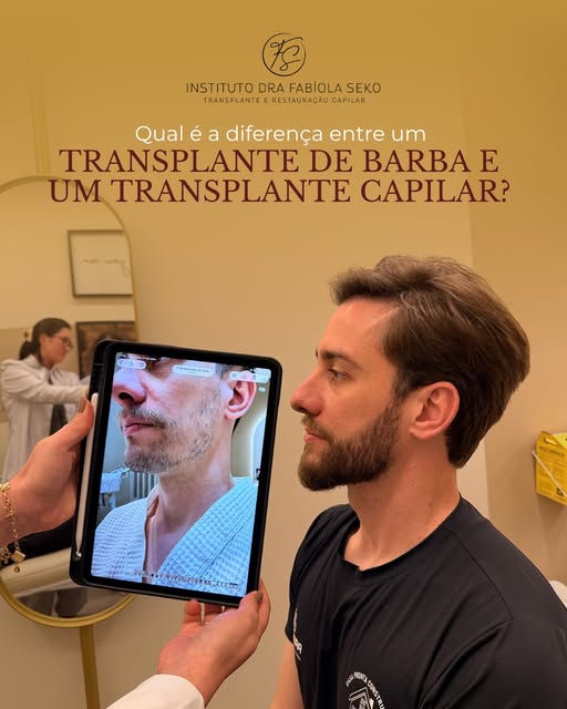 Embora os dois procedimentos tenham como princípio o transplante de unidades foliculares, a cirurgia
