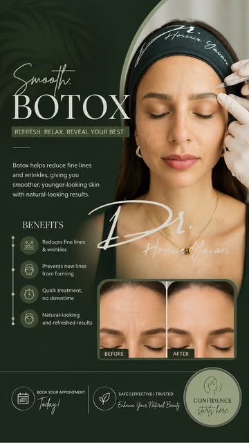 Botox is not just Botox! 

The right products
The right dose
The right technique 
Because every sing