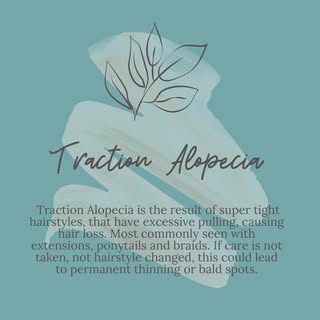 Soooooo many types of hair loss. but do you know the difference between them? ⁠
🌱⁠
Each have their 