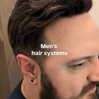One of my favorite hair systems is a system with a touch of grey. So authentic and natural. This sys