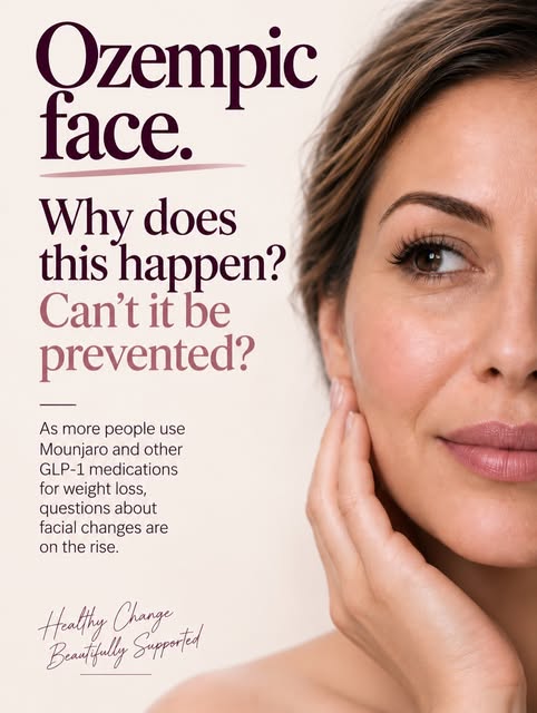 Losing weight… but worried about losing your facial volume too? 👀
“Ozempic face” is real, but it’s 