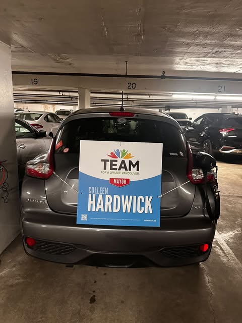 I know it’s meant for the lawn but I thought more people would see it if I drive around..lol
TEAM Co