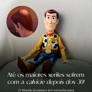 Achou que o Woody não tirava o chapéu por estilo? Que nada, era a calvície batendo na porta depois d
