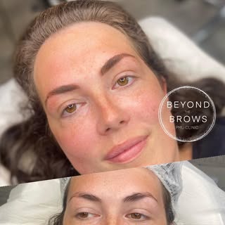 LOVE 

How natural these look ,filling in the sparse areas over her arches and adding definition to 