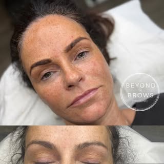 BRUNETTE BROWS 

Love these chocolate rich powder brows on my client,adding depth and balance to wha