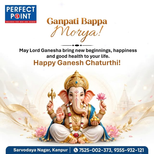 🪔 Ganpati Bappa Morya! 🙏✨

May Lord Ganesha bless you and your loved ones with new beginnings, hap