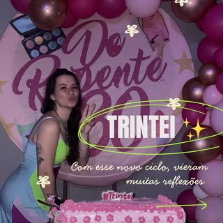 Talvez eu nunca tenha parado de verdade para olhar para trás e perceber o quanto já vivi, construí e