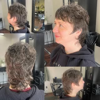 Is it a mullet? Is it pixie? Is it baby curtain bangs?! Idk but I have so much fun cutting Ashley’s 