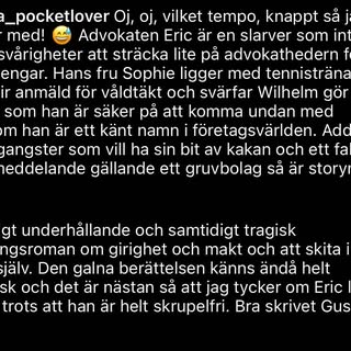 Oj, oj, vilken fin recension. Tack! @camilla_pocketlover