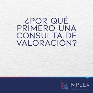 Antes de iniciar cualquier procedimiento o tratamiento, es importante entender qué está ocurriendo r