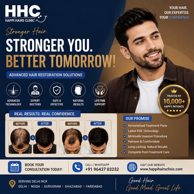 Stronger Hair. Stronger You. Better Tomorrow! ✨

Your hair restoration journey deserves expert care,