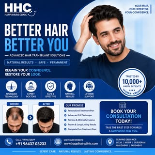 **BETTER HAIR. BETTER YOU. ❤️**

Ready to take the first step towards restoring your hair and confid