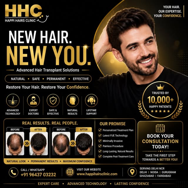 🖤✨ New Hair. New You. ✨🖤

Ready to transform your look and bring back your confidence? HHC – Happi