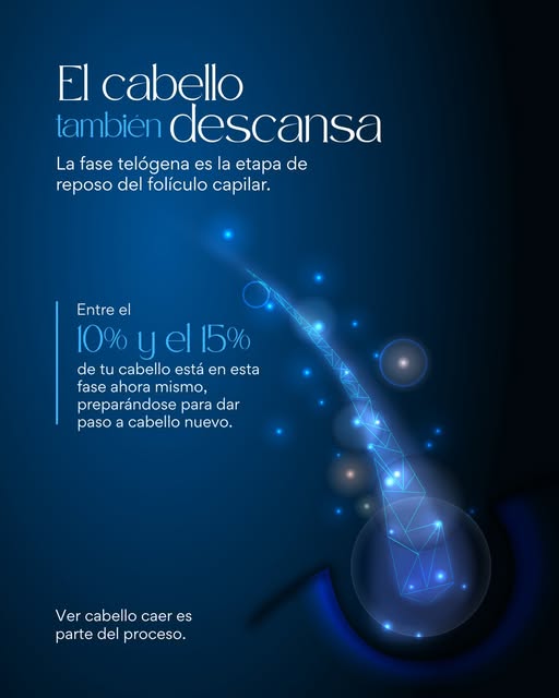 Ver cabello caer no siempre es una señal de alarma. A veces es simplemente parte del proceso. 💙

El