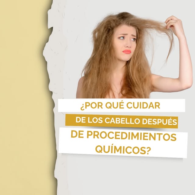 ¿Tu cabello se siente seco, opaco o quebradizo después de un tinte o alisado? 💔

Los procedimientos