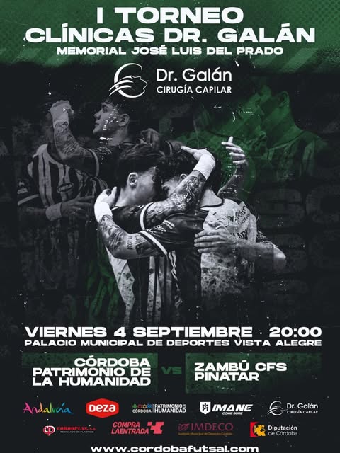 📣 ¡ENTRADAS A LA VENTA!

🏆 I Trofeo Clínicas Dr. Galán - Memorial José Luis del Prado 

🆓 Abonado