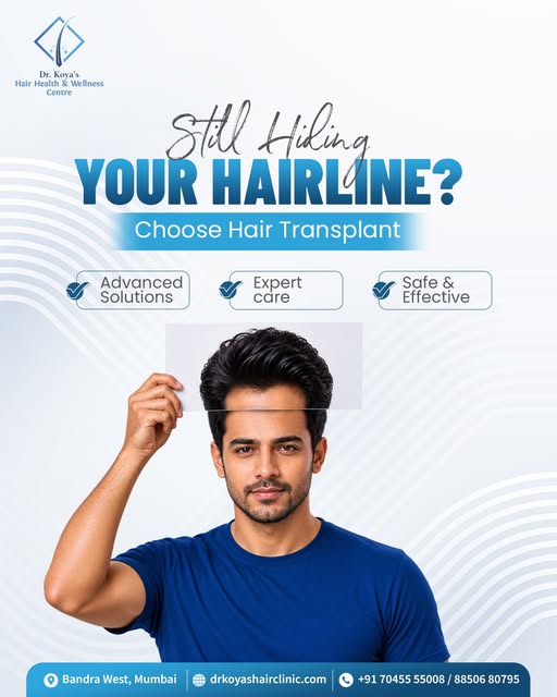 Still hiding your hairline? It’s time to take the next step. 

Regain confidence with advanced hair 