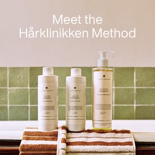 Three simple steps to thicker, longer, fuller hair.

Swipe to learn about the Hårklinikken Method an