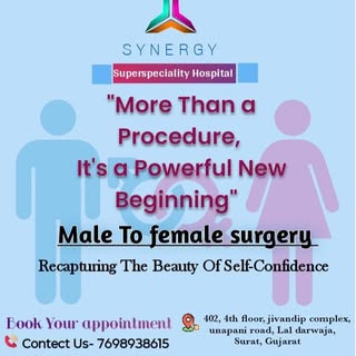 You can be the gender you actually are and not what you were born, with the help of gender change su