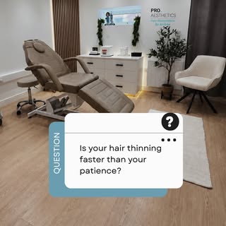 Every week someone sits in this chair and says:

“I wish I’d done something sooner.”

If your hair i