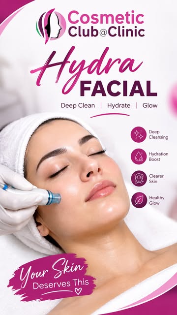 Your skin deserves this kind of glow ✨💧

Watch this Hydra Facial transformation from start to finis