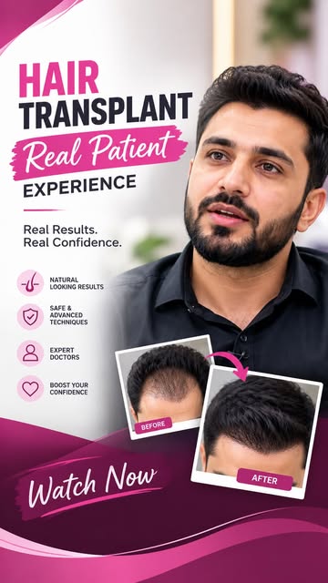 Thinking about a hair transplant? Watch this before making your decision. 👀

Hear a real patient sh