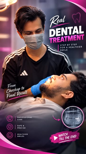 One procedure. Multiple precise steps. 🦷✨

A closer look at dental treatment in action — from the f