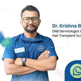 📲 Your skin and hair health made simple! 

Consult Dr. Krishna Bhalala, an expert dermatologist and