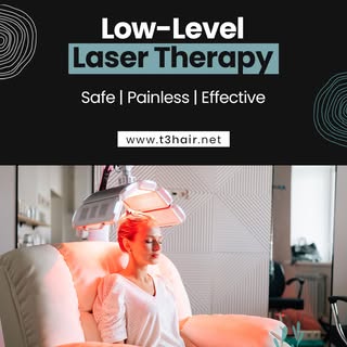 Laser therapy increases blood flow to the scalp, helping activate follicles and encourage thicker ha
