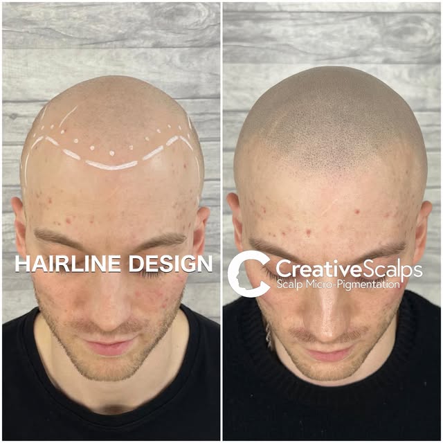 SMP by Marc & Sammy combo … 

#scalpmicropigmentation #creativescalps #smpartist #naturalsmp