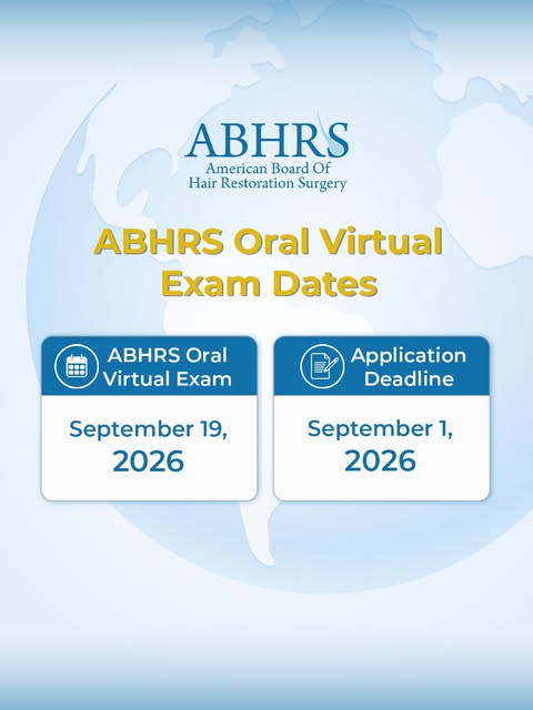 Deadline Tomorrow: Apply for the ABHRS Oral Exam

The application deadline for the upcoming ABHRS Vi